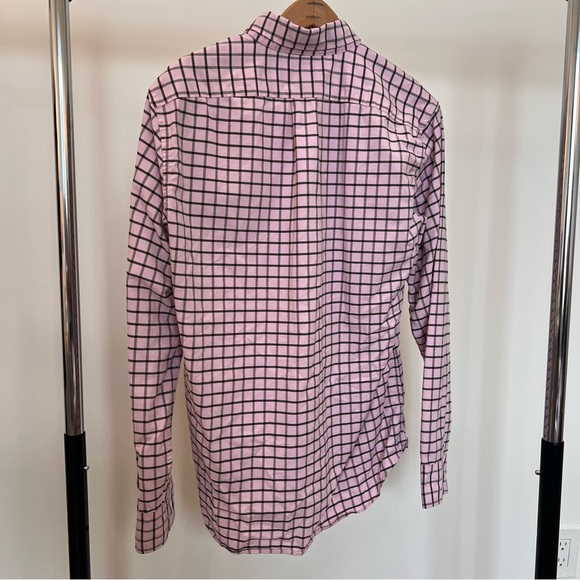 J. Crew Pink and Black Checkered Men's Shirt - Picture 3 of 3